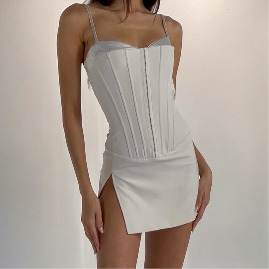 Isla dress bianco