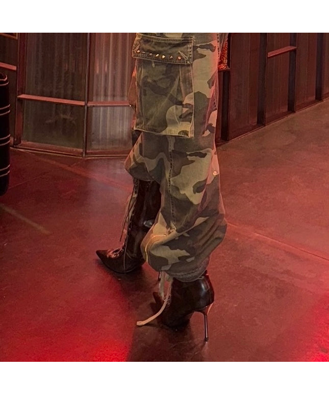 Lace up Heels Marrone Vintage