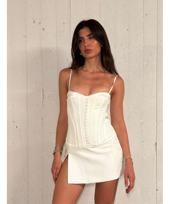Isla dress bianco