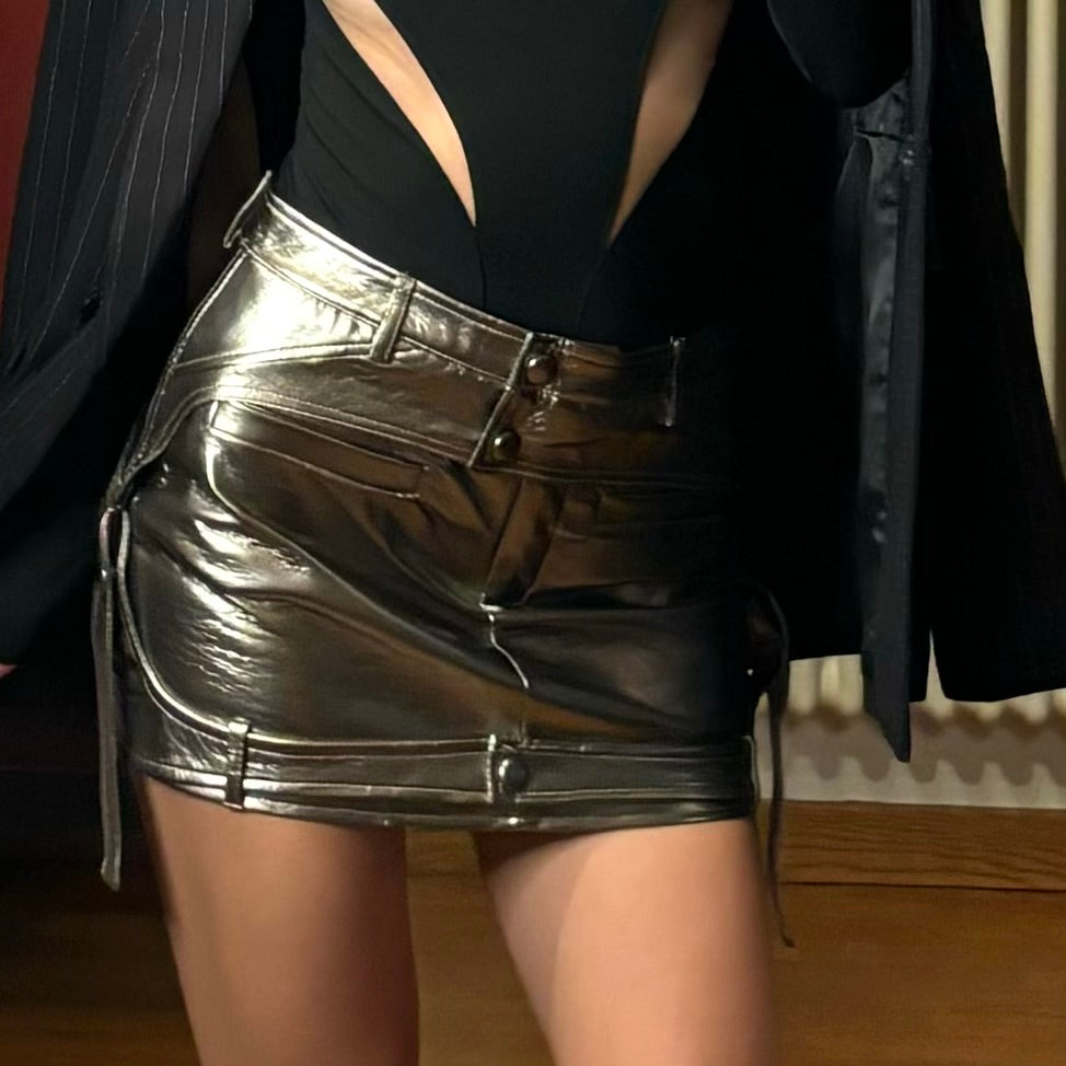 ELETTRA SKIRT METALIZZATA